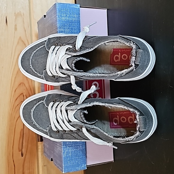 POP Declan Black Stone Wash sneaker - Picture 3 of 9